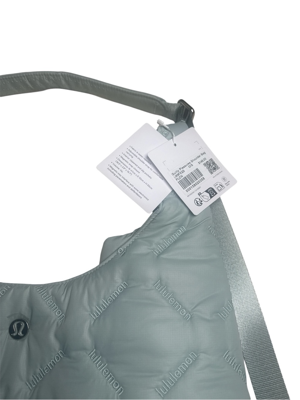 Lululemon Quilty Pleasures Shoulder Bag 14L NWT Pale Linen - Picture 6 of 7